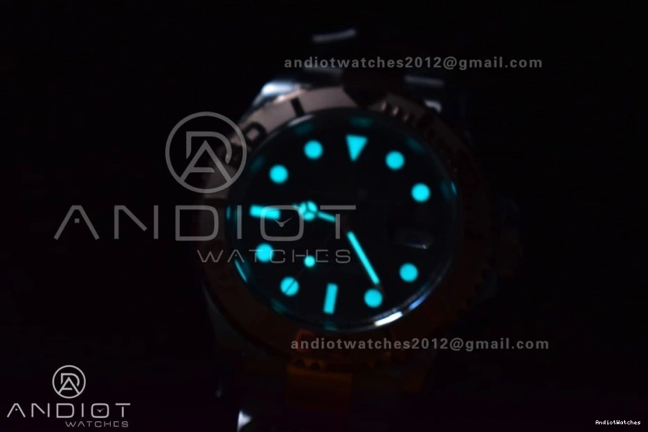 Steel VR Brown 904L Gold Best Clean On 126621 Dial Edition Yacht-Master Plated 1:1 Rose Trendy 488 Bracelet SS 0824